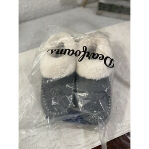 Original Dearfoams Women's Slippers In Light Heather Gray Size L (9-10)